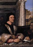 Retrato de Ferry Carondelet con sus secretarios, Sebastiano del Piombo